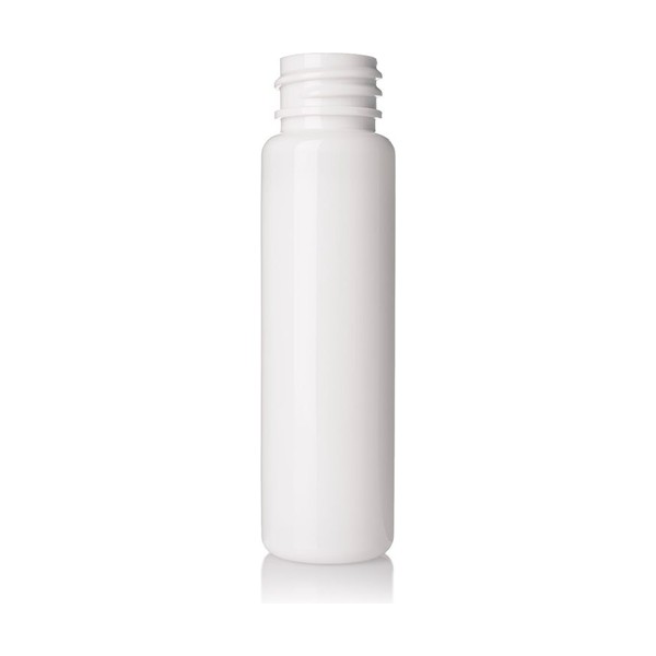 1 oz White PET Slim Cylinder Round