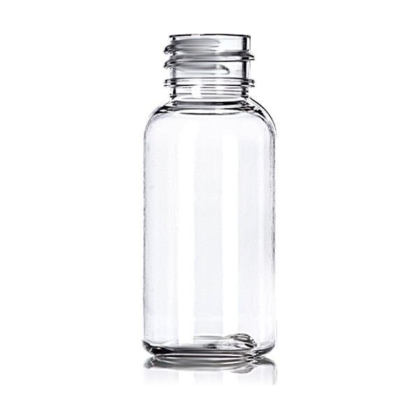 1 oz Clear PET Boston Round