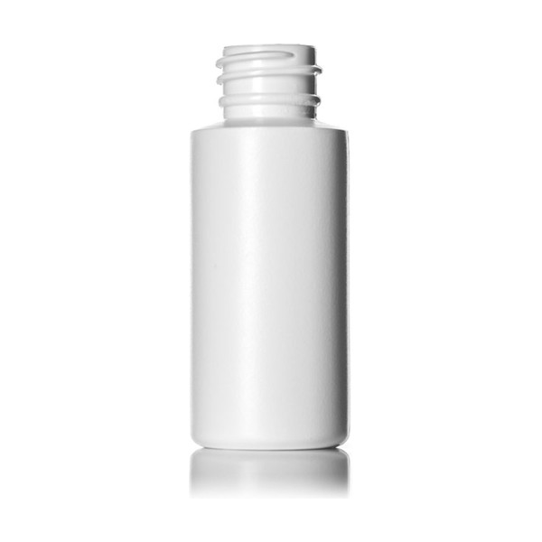 1 oz White HDPE Cylinder Round