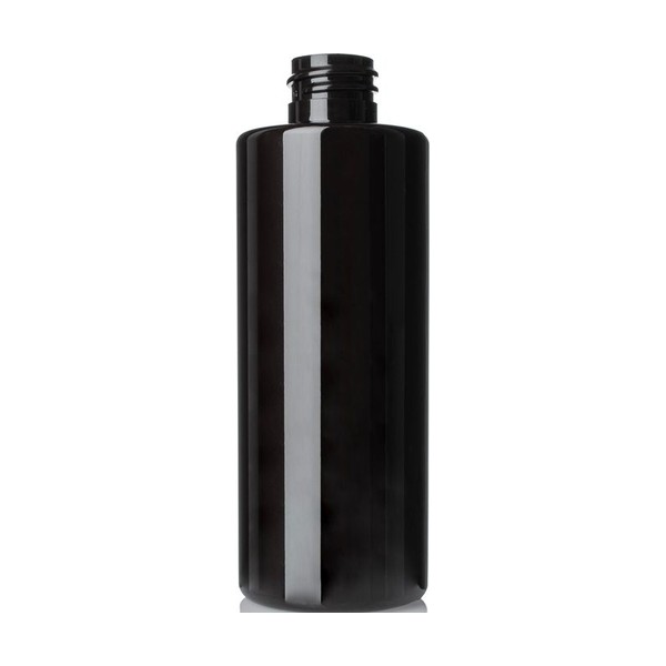 4 oz Dark Amber PET Cylinder Round