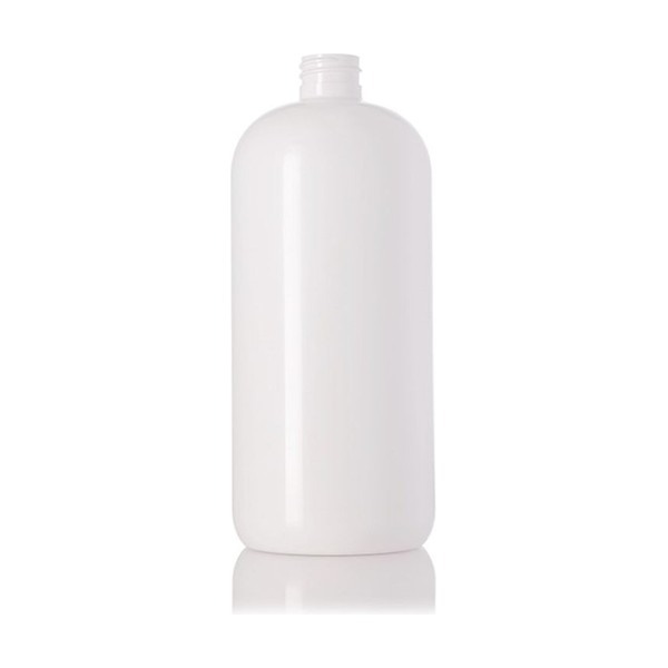 32 oz White PET Boston Round