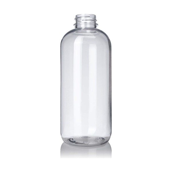 12 oz Clear PET Boston Round