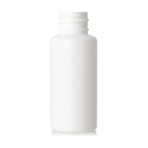 1 oz White HDPE Cylinder Round