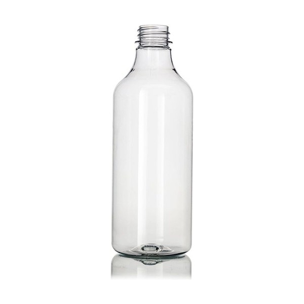 16 oz Clear PET Round Generic Bottle