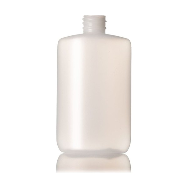 3 oz Natural HDPE Flat Oval Bottle