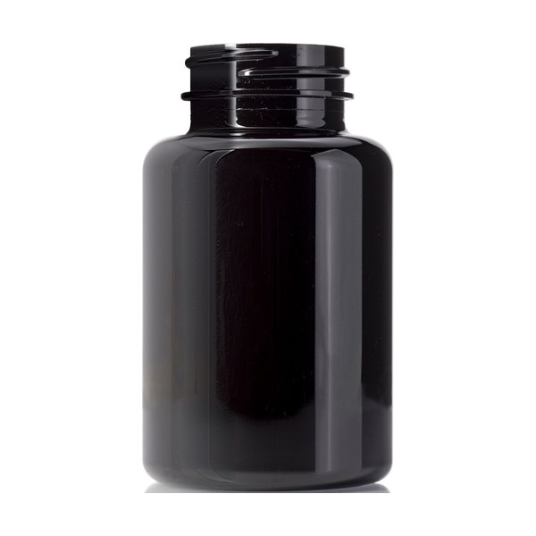 175 cc Dark Amber PET Packer Bottle
