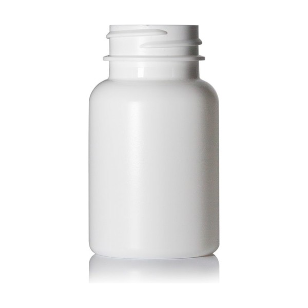 75 cc White HDPE Packer Bottle