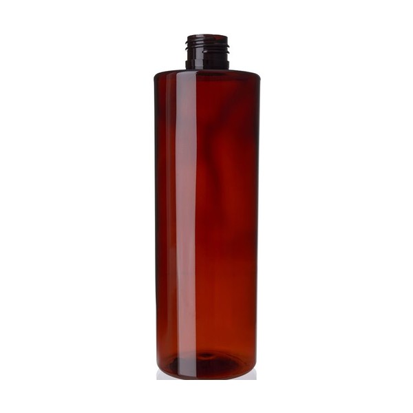 12 oz Amber PET Cylinder Round
