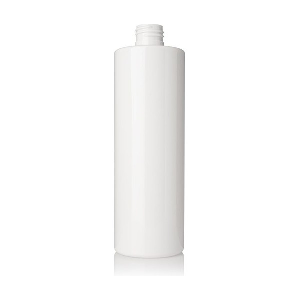 12 oz White PET Cylinder Round