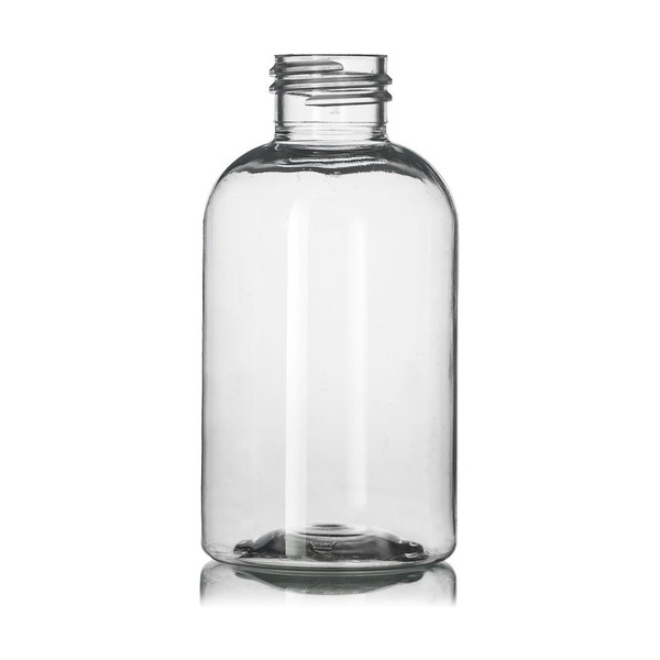 4 oz Clear PET Boston Round