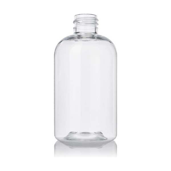 4 oz Clear PET Boston Round