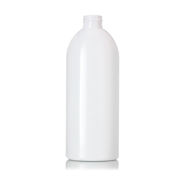 16 oz White PET Capri Oval Bottle
