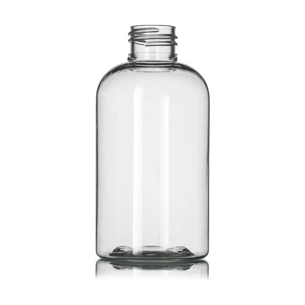 6 oz Clear PET Boston Round
