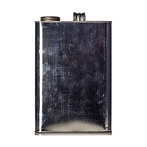 1 gallon Silver Metal Rectangular Can