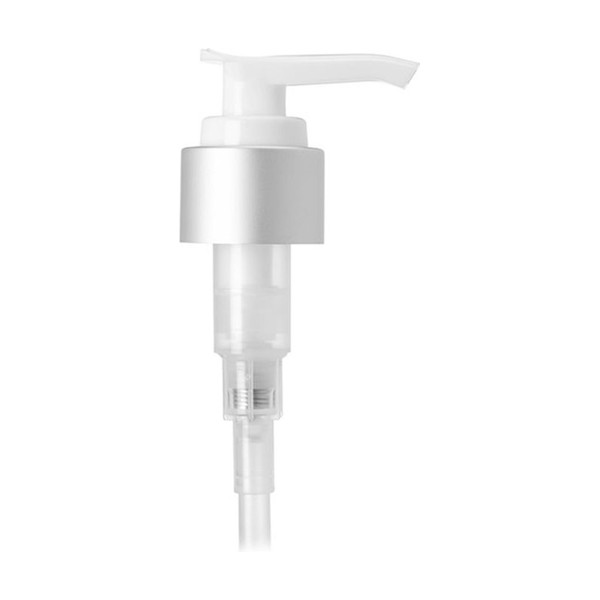 24-410 White/Silver Plastic/Metal Smooth Pump