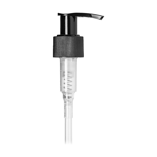 24-410 Black PP Ribbed Pump
