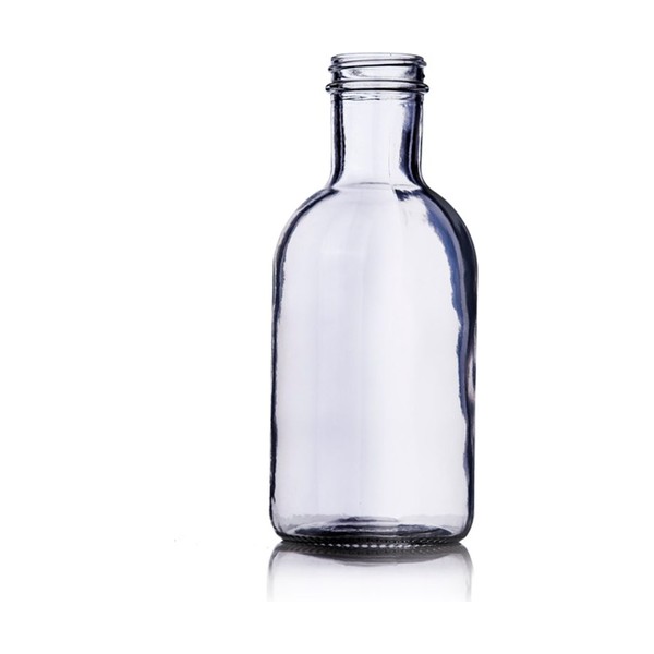 16 oz Clear Glass Sauce Bottle