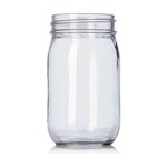 16 oz Clear Glass Mason And Paragon Jar