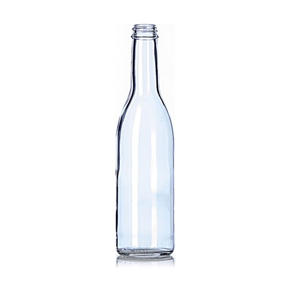 12 oz Clear Glass Beverage Bottle