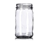 8 oz Clear Glass Paragon Jar