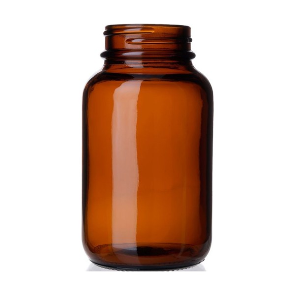 120 cc Amber Glass Packer Bottle
