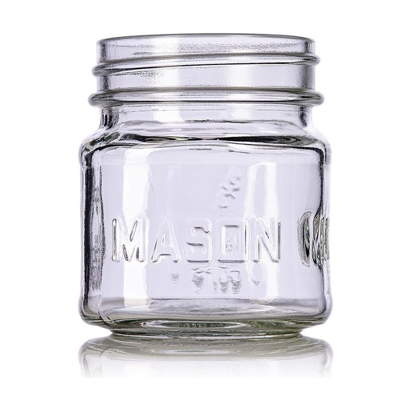 8 oz Clear Glass Mason And Paragon Jar