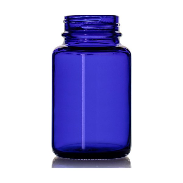 100 cc Blue Glass Packer Bottle