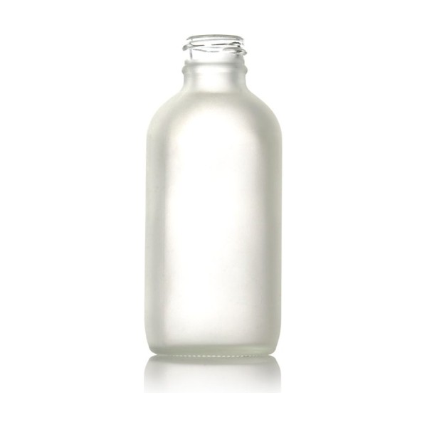 4 oz Frosted Glass Boston Round
