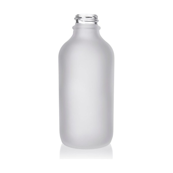 4 oz Frosted Glass Boston Round