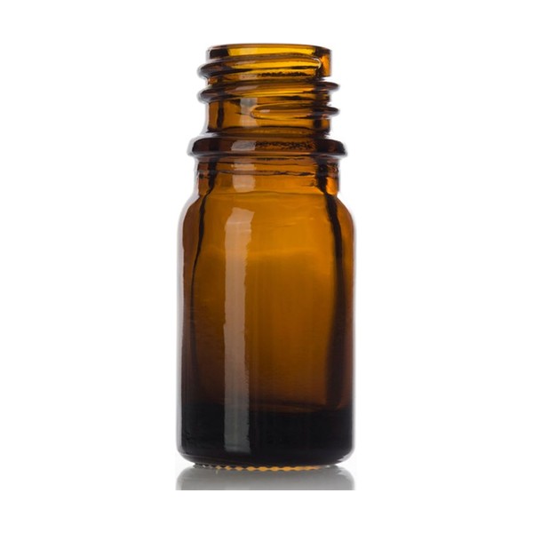 5 ml Amber Glass Boston Round