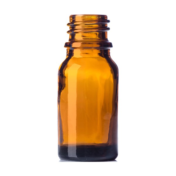 10 ml Amber Glass Boston Round