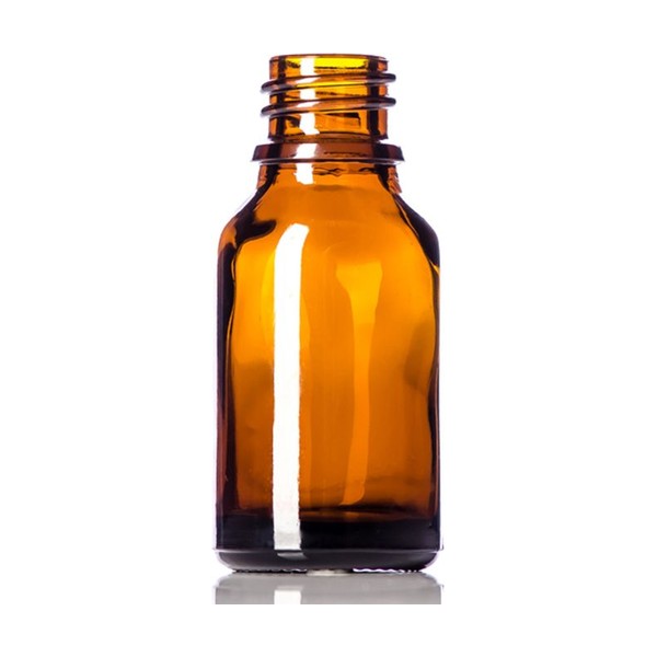 15 ml Amber Glass Boston Round