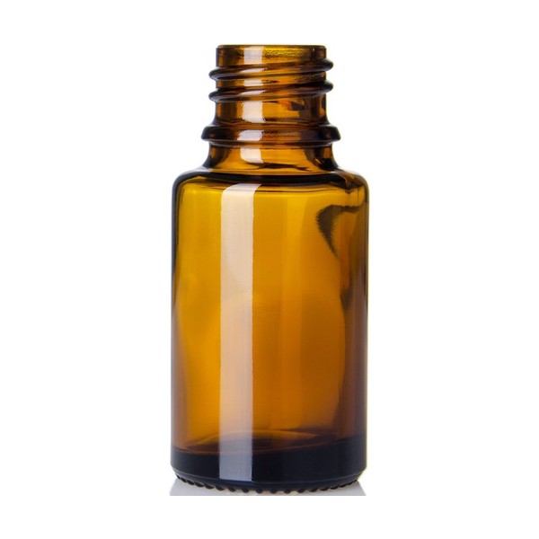 15 ml Amber Glass Boston Round