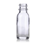 .5 oz Clear Glass Boston Round Bottle
