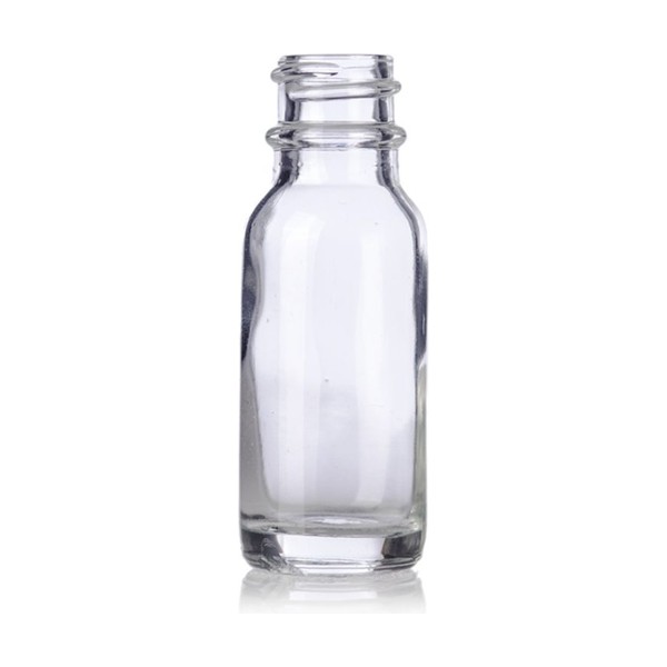 0.5 oz Clear Glass Boston Round