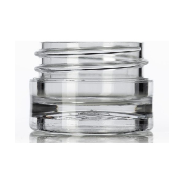 0.125 oz Clear PS Thick Wall Jar