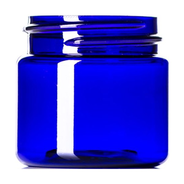 1 oz Blue PET Single Wall Jar