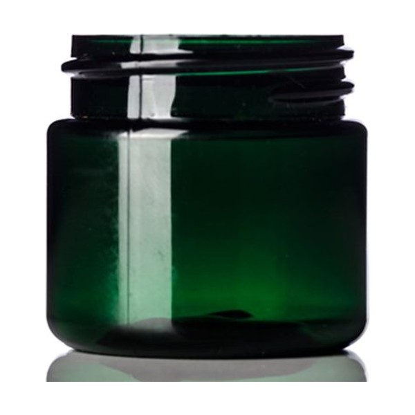 1 oz Green PET Single Wall Jar