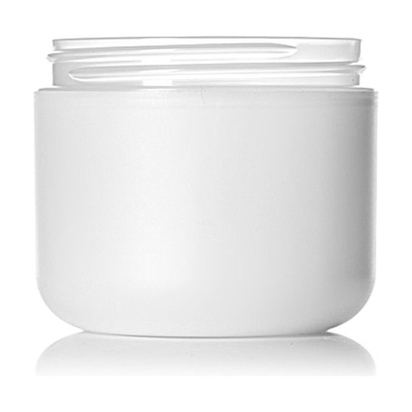 4 oz Frosted PP/PS Double Wall Round Base Jar