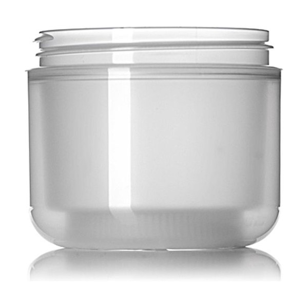 4 oz Natural PP Double Wall Round Base Jar