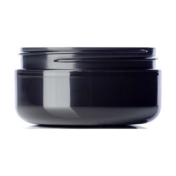 4 oz Black PP Double Wall Round Base Jar