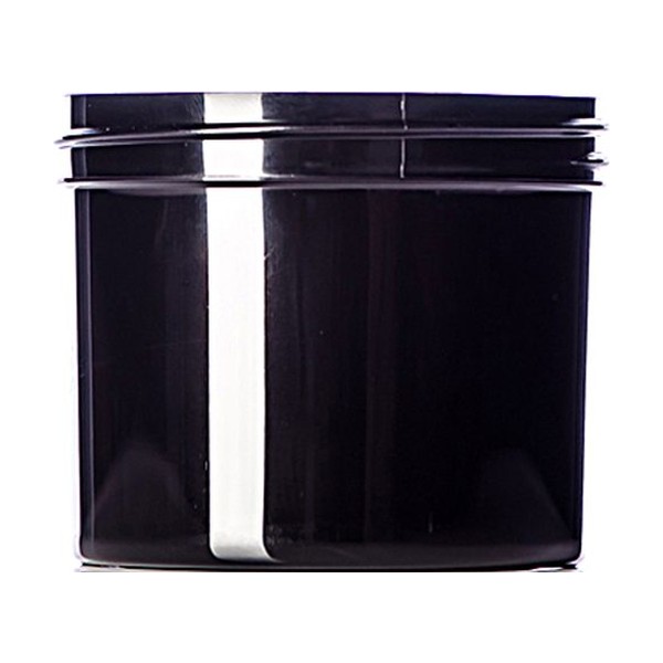 4 oz Black PP Single Wall Jar