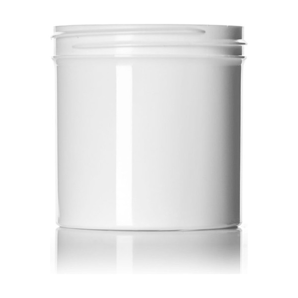 6 oz White PP Single Wall Jar