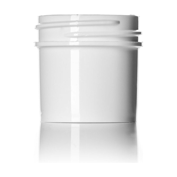 1 oz White PP Single Wall Jar