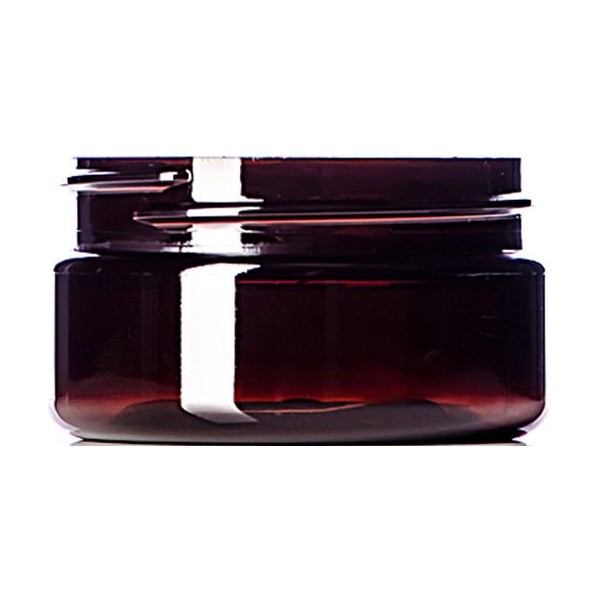 2 oz Amber PET Single Wall Jar
