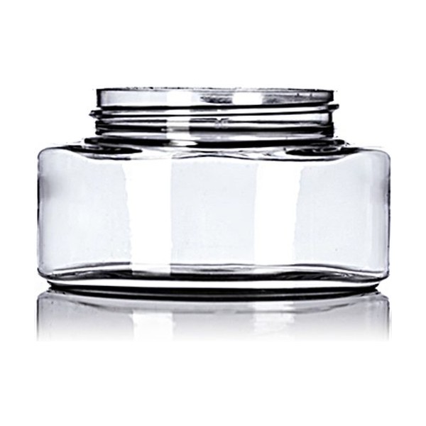 4 oz Clear PET Oval Jar