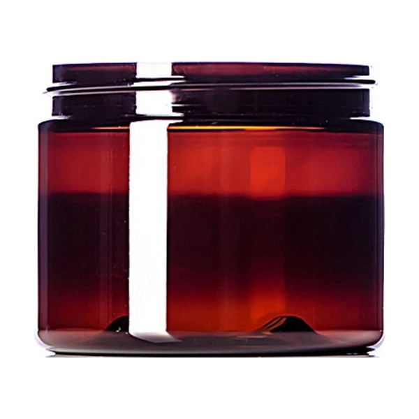 6 oz Amber PET Single Wall Jar