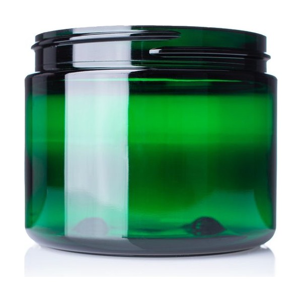 6 oz Green PET Single Wall Jar