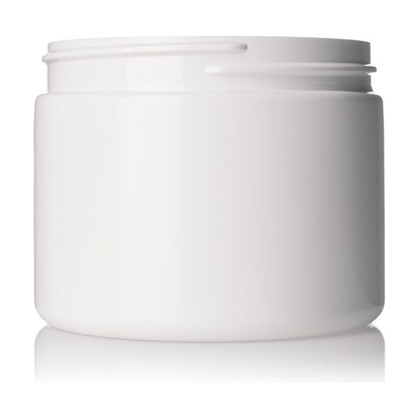 6 oz White PET Single Wall Jar