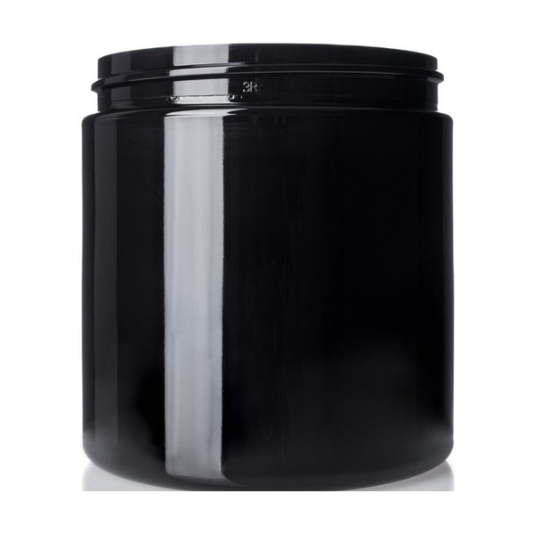 8 oz Amber PET Single Wall Jar